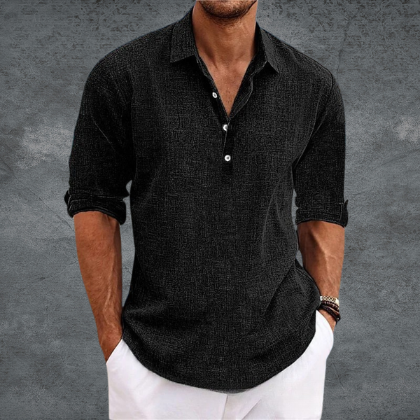 Noa – Lightweight Open Collar Shirt