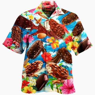 Aloha – Summer Shirt with Ice Print