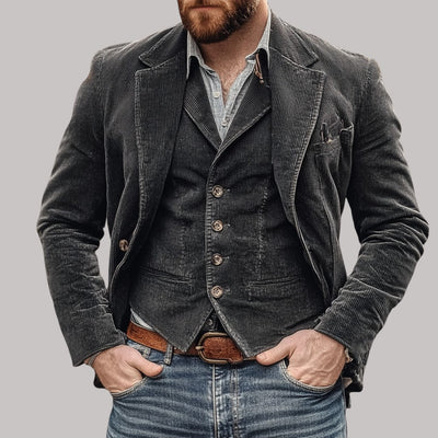 Edward – Vintage Blazer & Waistcoat Set