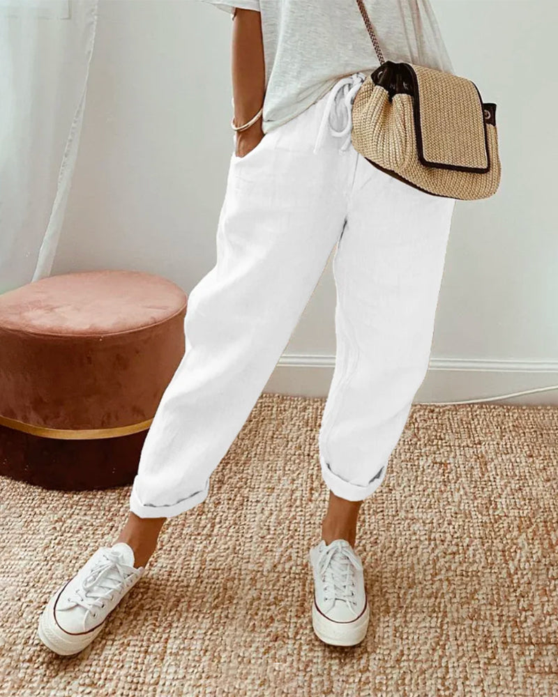 Livia - Stylish linen trousers