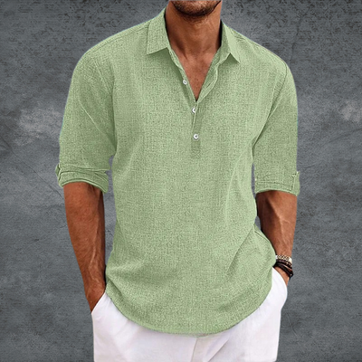 Noa – Lightweight Open Collar Shirt