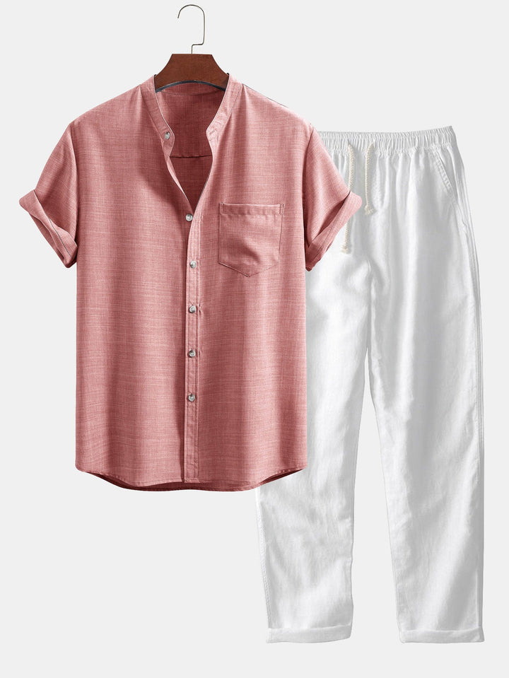 Matteo –  Linen Shirt & Trousers Set