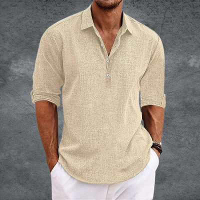 Noa – Lightweight Open Collar Shirt