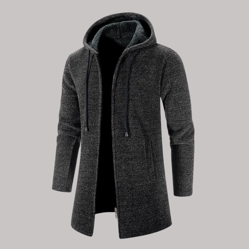 Elliot – Stylish Hooded Wool Coat