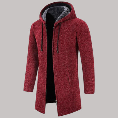 Elliot – Stylish Hooded Wool Coat