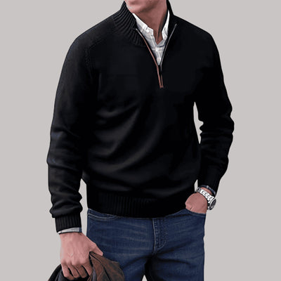 Melvin – Cotton Zip Sweater