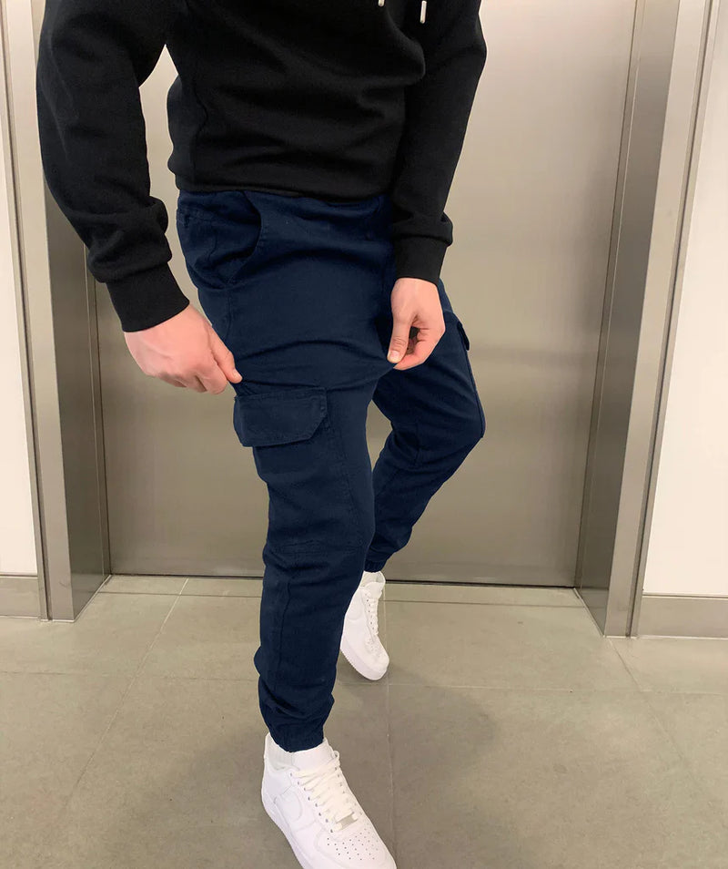 Stefano – Stretch Comfort Cargo Trousers