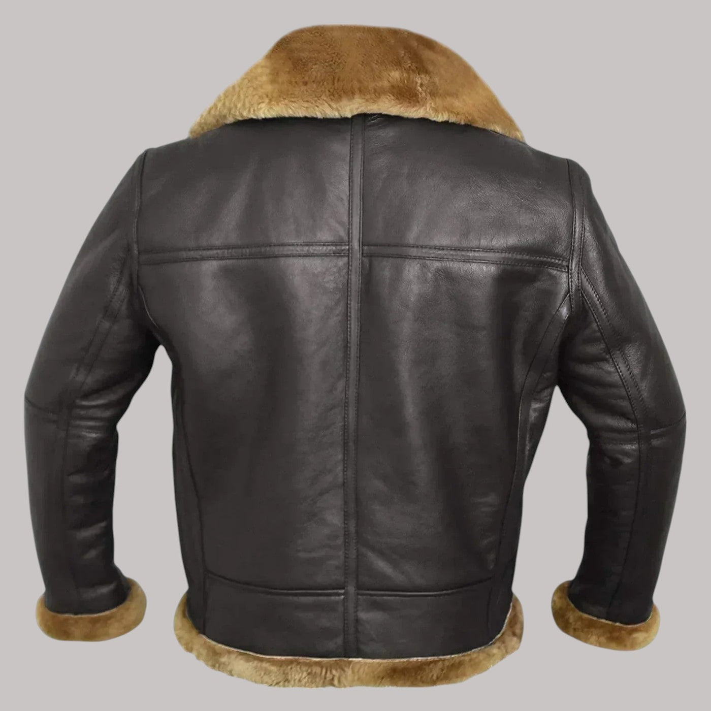Enzo – Vintage Vegan Leather Bomber Jacket