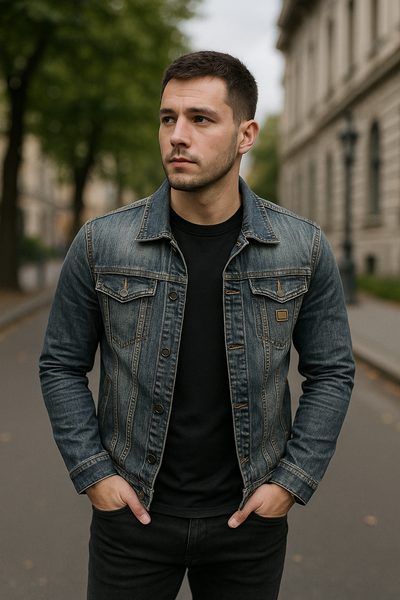 Dean – Retro Denim Jacket