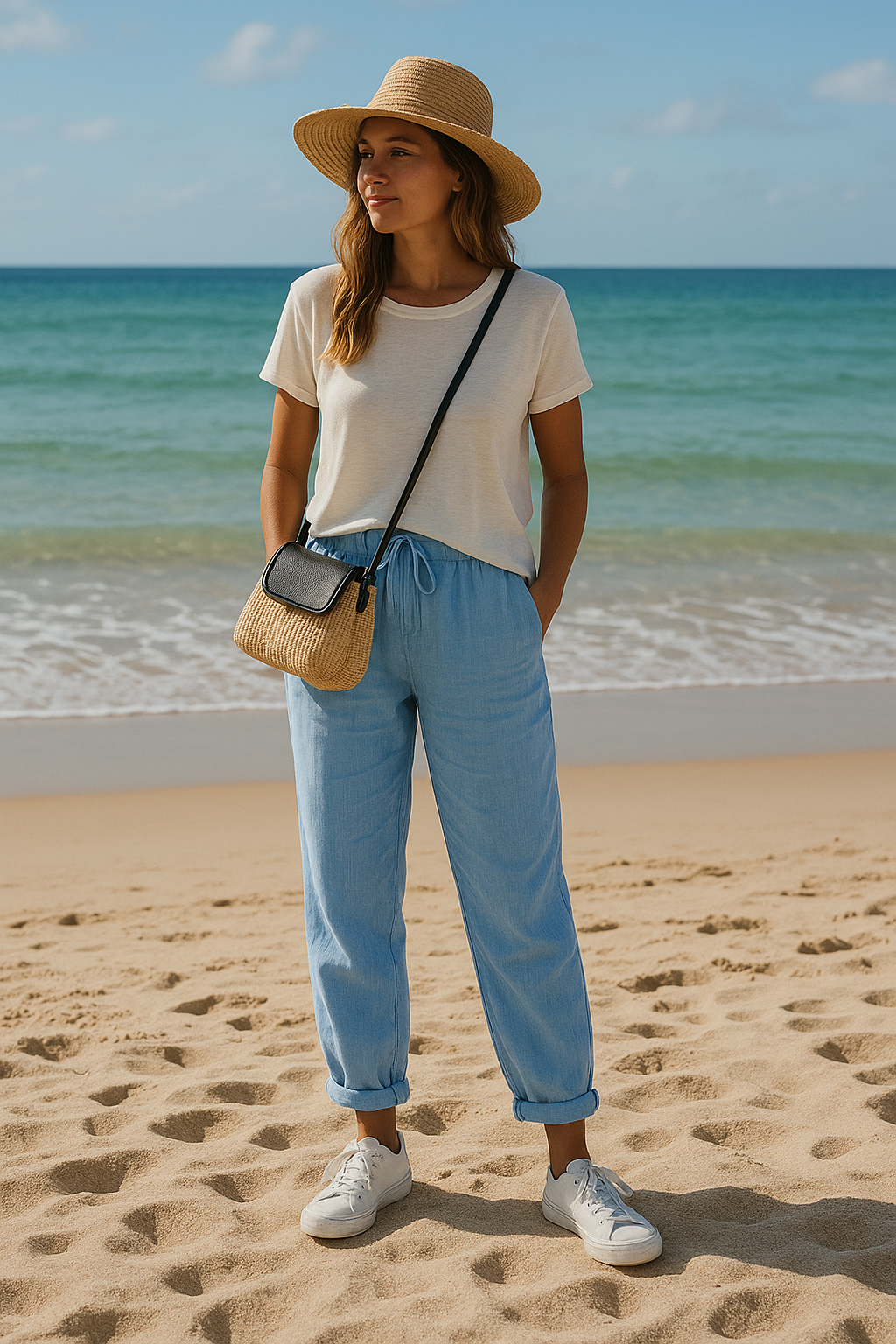 Livia - Stylish linen trousers