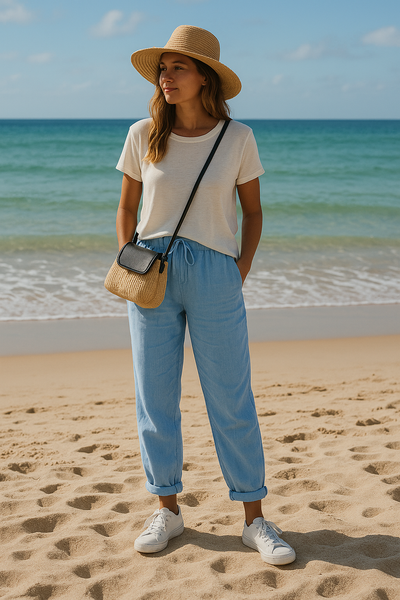 Livia - Stylish linen trousers