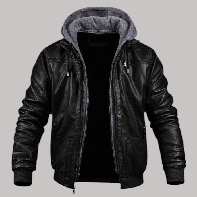 Damon – Leather Winter Jacket