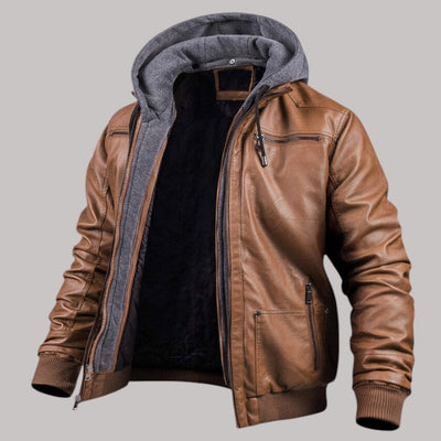 Damon – Leather Winter Jacket