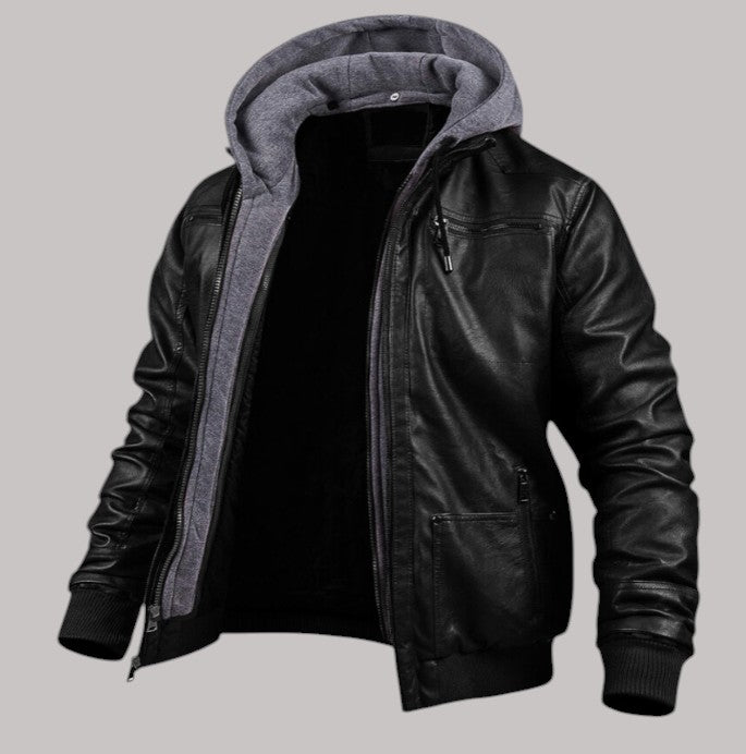 Damon – Leather Winter Jacket