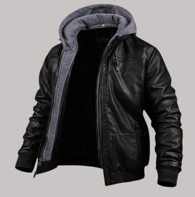 Damon – Leather Winter Jacket