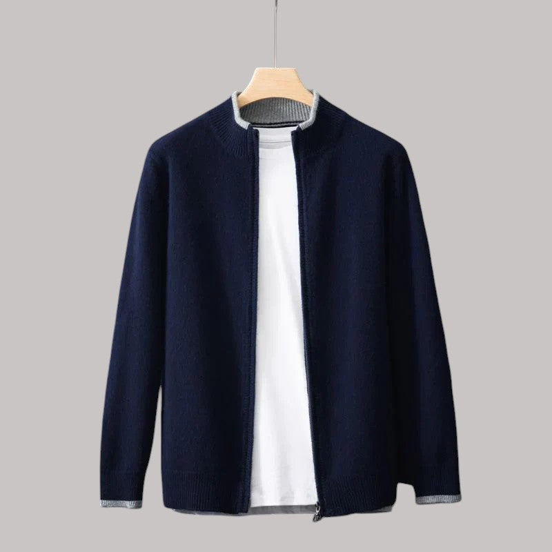 Harrison – Luxury Cashmere Zip Vest