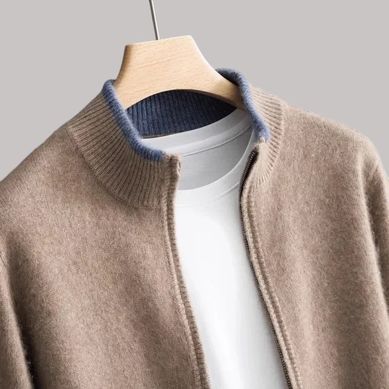 Harrison – Luxury Cashmere Zip Vest