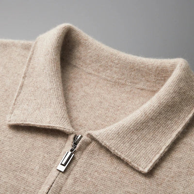 Maxwell – Old Money Cashmere Zip Jacket