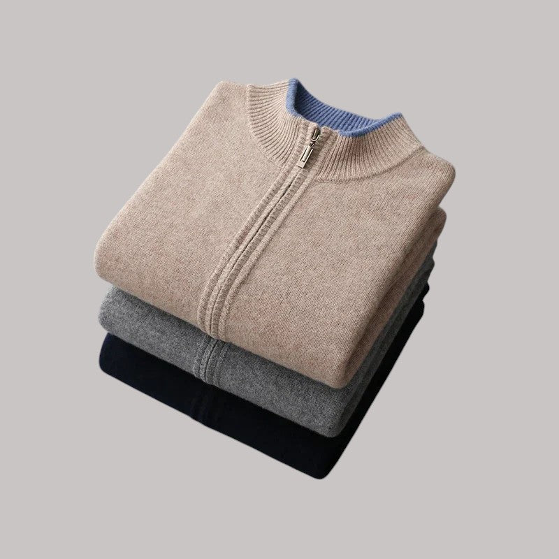 Harrison – Luxury Cashmere Zip Vest