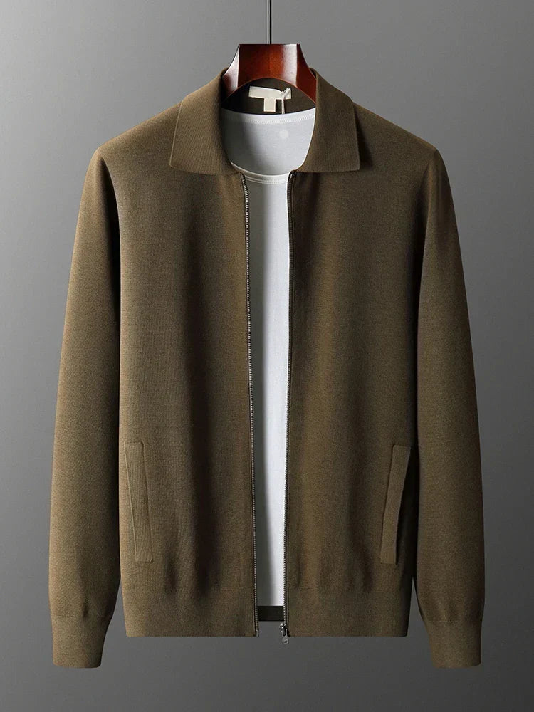 Maxwell – Old Money Cashmere Zip Jacket