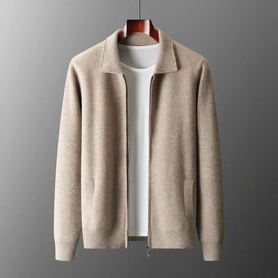 Maxwell – Old Money Cashmere Zip Jacket