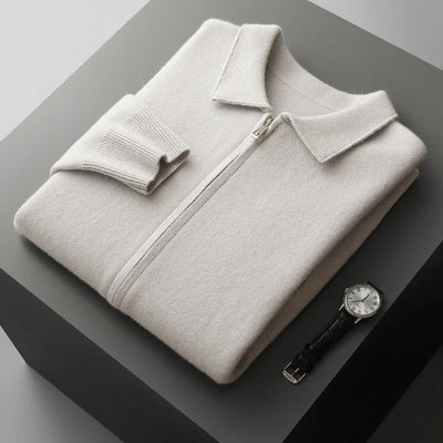 Maxwell – Old Money Cashmere Zip Jacket