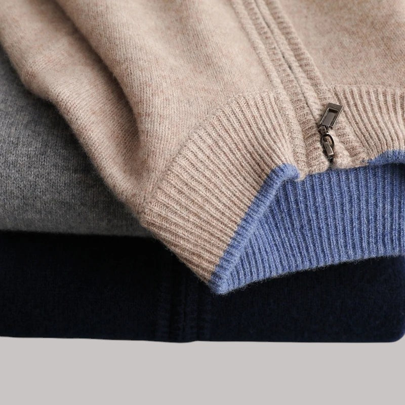 Harrison – Luxury Cashmere Zip Vest