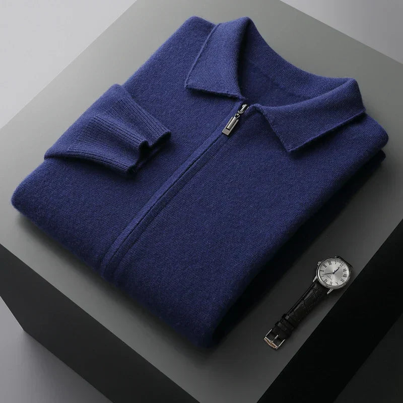 Maxwell – Old Money Cashmere Zip Jacket