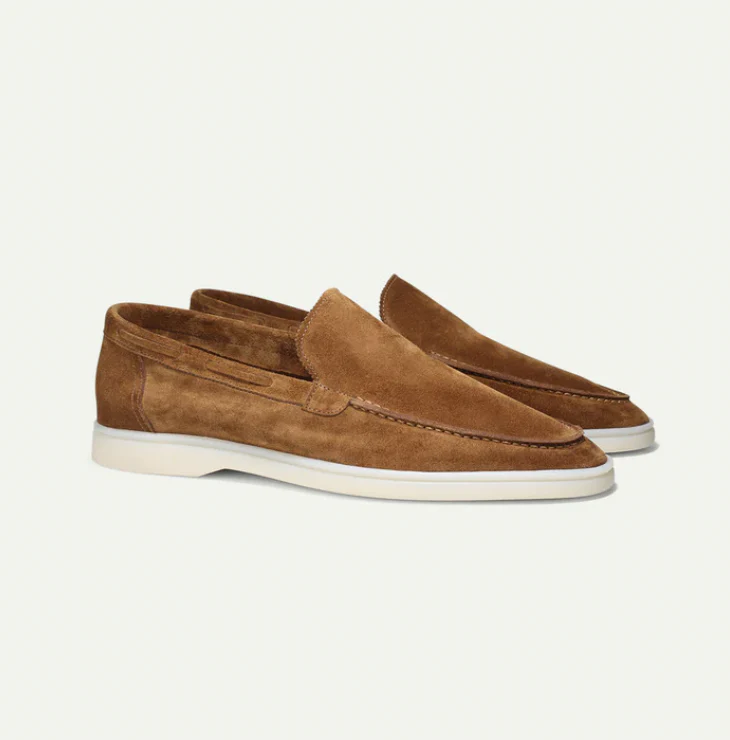 Hermanos - Old Money High Suede Loafers