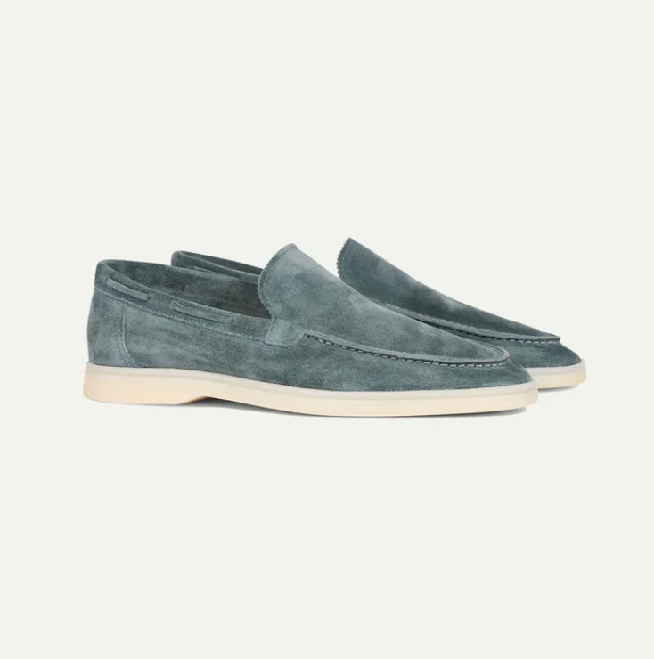 Hermanos - Old Money High Suede Loafers