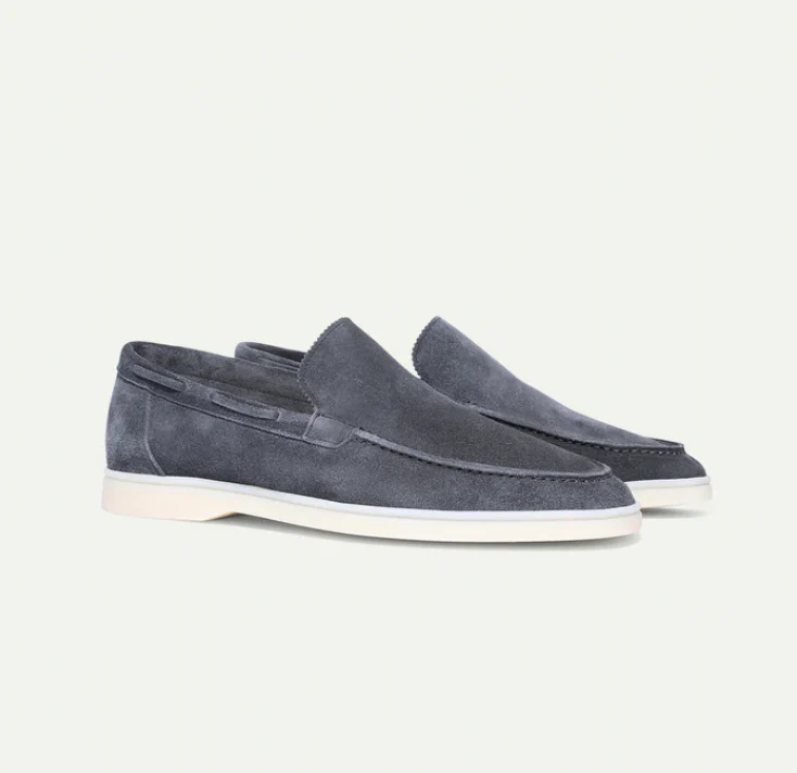 Hermanos - Old Money High Suede Loafers