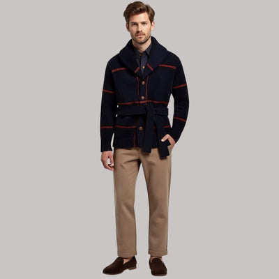 Rowan – Belted Knit Coat